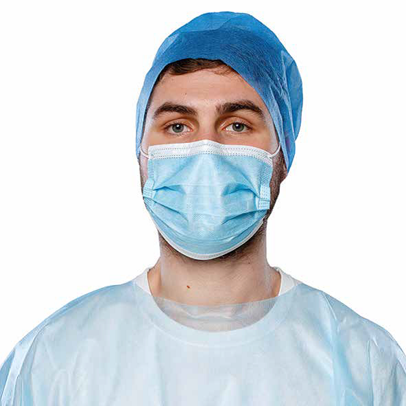 Шапочка хірургічна , чоловіча, спанбонд, нестерильна, одноразового використання